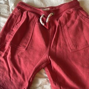Fat Face Red Youth Sweatpants